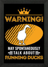 Indian Runner Duck Framed Wall