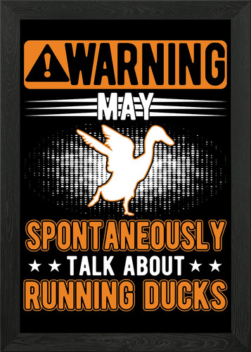 Indian runner duck framed wall - indian,